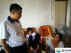 湖南衡南：走访慰问贫困生 精准扶贫暖人心