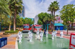 武汉消防深入城市旅游景点开展科学消杀 为安全“加码”